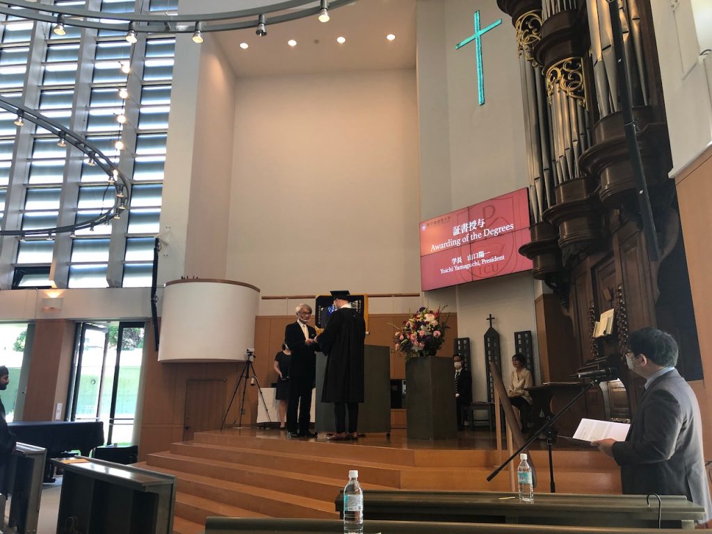 Awarding of the Degrees